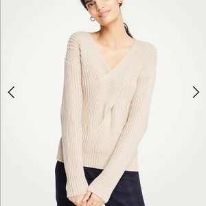 NWT Ann Taylor cream sweater. Women’s XXL
